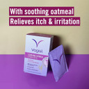 VAGISIL Soothing Oatmeal Intimate Wipes to soothe itch & irritation, Contains Tea Tree Oil, Gentle Enough For Daily Use,12 individually wrapped Wipes