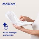 MoliCare Premium Lady Pad 4 Drops Extra-Long Incontinence Pads for Women with Moderate Bladder Weakness, Odour Neutraliser, Extra Leakage Protection, Advanced Skin Protection, 14 Pieces