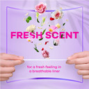 Always Daily Fresh Slim Flexistyle Normal Panty Liners 26 Liners, Odour Lock, Feel Nothing But Fresh & Protected