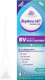 Replens BV Symptoms Relief & Treatment Vaginal Gel - x3 Single use applicators, White, 3 Count (Pack of 1)