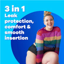 Tampax Compak Pearl Tampons, Super with Applicator, 64 Tampons (16 x 4 Packs), Leak Protection and Discretion