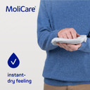 MoliCare Premium Mobile 10 Drops Size M, Incontinence Pants for Women and Men with Severe Incontinence, Extra Leakage Protection, Advanced Skin Protection, Improved Body Fit, 14 Pieces