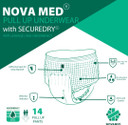 Nova med Adult Incontinence Pants Women & Men, Pull up Pants, Adult Pull up Nappies - 14 Pants per Pack (X-Large) - 2150ml Absorbency (1 Pack of 14) - A British Brand Nova med Adult Incontinence Pants Women & Men, Pull up Pants, Adult Pull up Nappies - 14 Pants per Pack (X-Large) - 2150ml Absorbency (1 Pack of 14) - A British Brand