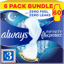 Always Infinity Pads Secure Night (Size 4) 9CT CSx6
