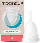 Mooncup® The Original Silicone Menstrual Cup, Reusable, Ultra Soft & Easy Insert, Great for Heavy Flows, Size A, Age 30+ or Post Vaginal Birth (Pack of 1)