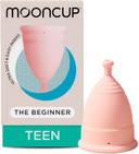 Mooncup® Beginner Menstrual Cup Reusable, Ultra Soft & Easy Insert, Great for Heavy Flows, Size Teen, Age or Below (Pack of 1)
