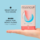 Mooncup® Beginner Menstrual Cup | Super Soft | Easy Insertion | Size A
