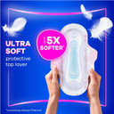 Always Platinum Long (Size 2) Sanitary Towels with Wings 18 Pads x 4