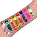 Iridescent Chunky Face & Body Glitter Gel by Moon Glitter - Blue - Cosmetic Festival Glitter Face Paint for Face, Body, Hair, Nails - 12ml Iridescent Chunky Face & Body Glitter Gel by Moon Glitter - Blue - Cosmetic Festival Glitter Face Paint for Face, Body, Hair, Nails - 12ml