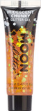 Iridescent Chunky Face & Body Glitter Gel by Moon Glitter - Yellow - Cosmetic Festival Glitter Face Paint for Face, Body, Hair, Nails - 12ml