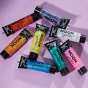 Iridescent Fine Face & Body Glitter Gel by Moon Glitter - Yellow - Cosmetic Festival Glitter Face Paint for Face, Body, Hair, Nails - 12ml Iridescent Fine Face & Body Glitter Gel by Moon Glitter - Yellow - Cosmetic Festival Glitter Face Paint for Face, Body, Hair, Nails - 12ml