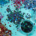 Mystic Chunky Glitter by Moon Glitter - Atlantis - Cosmetic Festival Makeup Glitter for Face, Body, Nails, Hair, Lips - 3g