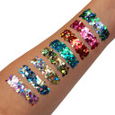 Mystic Chunky Glitter by Moon Glitter - Frozen - Cosmetic Festival Makeup Glitter for Face, Body, Nails, Hair, Lips - 3g
