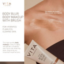 VITA LIBERATA Body Blur Dark 100ml & Mitt Bundle, Leg & Body Makeup, Skin Perfector, Wash Off Instant Tan, Streak Free Application Mitt, Water Resistant, Disguise Imperfections VITA LIBERATA Body Blur Dark 100ml & Mitt Bundle, Leg & Body Makeup, Skin Perfector, Wash Off Instant Tan, Streak Free Application Mitt, Water Resistant, Disguise Imperfections