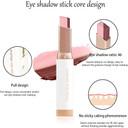 6 Colors Double Eyeshadow Pen - Glitter, Shimmer, Matte Finishes; Waterproof, Long Lasting, Gradient Eyeshadow Stick #05