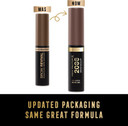 Max Factor 2000 Calorie Volumising Brow Sculpt Gel, Long-Lasting, Plumped & Fuller-Looking Brows, Waterproof, Smudge-Proof, Shapes & Intensifies, 003 Brown, 4.5ml