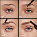 MAX FACTOR - Brow Shaper - Double Tipped Mechanical Pencil With Spoolie Brush - Utltra Fine Tip For Precise Application, Softening Effect, Matte Finish - 20 Brown - 1g