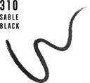 Max Factor Masterpiece Wow Liner, 310 Sable Black, 24-Hour Wear Eyeliner, High Colour Payoff, Waterproof and Smudgeproof, Vegan