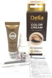 Delia Cosmetics - Creamy Eyebrow Tint - DARK BROWN - Professional Coloring - Easy Application - 15ml