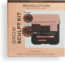 Makeup Revolution Brow Sculpt Kit Brown