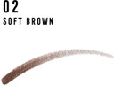 Max Factor Real Brow Fill and Shape Pencil, Soft Brown, 0.66 ml