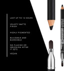 Pippa of London Black Thunder Velvet Soft Powderliner Long Lasting Black Eyeliner Pencil & Eyeliner Brush Combination - Soft Finish Eye Pencil Liner - Water Resistant Eyeliner with Blending Brush Pippa of London Black Thunder Velvet Soft Powderliner Long Lasting Black Eyeliner Pencil & Eyeliner Brush Combination - Soft Finish Eye Pencil Liner - Water Resistant Eyeliner with Blending Brush