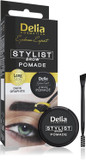 Delia Cosmetics - Brow Pomade - DARK BROWN - Eyebrow Expert Stylist - Perfect Colour & Shape - Easy to Use - Styling & Care - Brush Included Delia Cosmetics - Brow Pomade - DARK BROWN - Eyebrow Expert Stylist - Perfect Colour & Shape - Easy to Use - Styling & Care - Brush Included