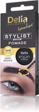 Delia Cosmetics - Brow Pomade - DARK BROWN - Eyebrow Expert Stylist - Perfect Colour & Shape - Easy to Use - Styling & Care - Brush Included Delia Cosmetics - Brow Pomade - DARK BROWN - Eyebrow Expert Stylist - Perfect Colour & Shape - Easy to Use - Styling & Care - Brush Included