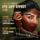 Max Factor Masterpiece Divine Brow Lamination Gel 004 Dark, 2-Sided Applicator, Salon-Like Lamination, Combs & Lifts, Non-Crunchy But Strong Hold, Eye Lift Effect, Ultimate Precision