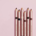 Brighten & Define Kohl Eyeliner Pencil Duo from Sculpted by Aimee (Brown/Nude) - Travel-Friendly Vegan 2-in-1 Nude Double-Ended Eyeliner Pencil Combination