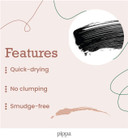 Pippa of London Nightfall Mascara Black 508 - Clump Free Lengthening and Volume Mascara