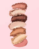 Bare Basics Face & Eye Palette from Sculpted by Aimee (Peony) - Travel-Friendly, Nude Look Eyeshadow, Highlight, Bronzer, Blush & Setting Powder