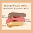 Contour Beauty Wand, Liquid Face Concealer Contouring with Cushion Applicator, High Coverage Natural Matte Finish Highlighter Bronzer Stick Super Silky Cream Face Blush Illuminator Makeup Stick (3#) Contour Beauty Wand, Liquid Face Concealer Contouring with Cushion Applicator, High Coverage Natural Matte Finish Highlighter Bronzer Stick Super Silky Cream Face Blush Illuminator Makeup Stick (3#)