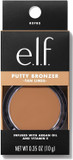 e.l.f. Putty Bronzer, Creamy & Highly Pigmented Formula, Creates a Long-Lasting Bronzed Glow, Infused with Argan Oil & Vitamin E, Bronzed Belle, 0.35 Oz (10g)