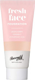 Barry M Cosmetics Fresh Face Lightweight Liquid Foundation Infused With Hyaluronic Acid And Vitamin C, Shade 4