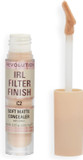 Makeup Revolution IRL Filter Finish Concealer, Medium to Full Coverage, Matte Finish, C2, Fair Skin Tones, 6g