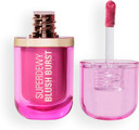 Revolution Superdewy Liquid Blush Burst, Buildable Colour for Cheek, Serum Formula with Peptides & Hyaluronic Acid, Vegan & Cruelty-Free, Bubblegum Burst Pink, 4.2ml