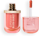 Revolution Superdewy Liquid Blush Burst, Buildable Colour for Cheek, Serum Formula with Peptides & Hyaluronic Acid, Vegan & Cruelty-Free, Peach Spritz, 4.2ml