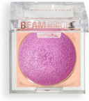 Revolution, Beam Bright Blush, Blendable & Buildable Face Powder Blush, Luminous Finish for Radiant Cheeks, Vegan & Cruelty-Free, Lick of Lilac Purple, 2.8g