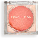 Revolution, Beam Bright Blush, Blendable & Buildable Face Powder Blush, Luminous Finish for Radiant Cheeks, Vegan & Cruelty-Free, Orange Crush, 2.8g