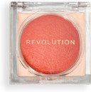 Revolution, Beam Bright Blush, Blendable & Buildable Face Powder Blush, Luminous Finish for Radiant Cheeks, Vegan & Cruelty-Free, Orange Crush, 2.8g
