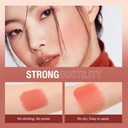 6Colors Lipstick Blush Stick 3-in-1 Eyes Cheek and Lip Tint Buildable Waterproof Lightweight Blush Stick Cream Blusher Makeup for Women(#06)