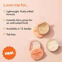 The Beauty Crop Vitamin Babe Setting Powder - Talc-Free Loose Powder for Flawless Finish - Medium Shade - 0.35 oz