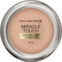 Max Factor - Miracle Touch Foundation - Lightweight Cream To Liquid Formula - Spf 30 & Hyaluronic Acid - 80 Bronze Max Factor - Miracle Touch Foundation - Lightweight Cream To Liquid Formula - Spf 30 & Hyaluronic Acid - 80 Bronze