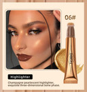 Contour Beauty Wand, Liquid Face Concealer Contouring with Cushion Applicator, High Coverage Natural Matte Finish Highlighter Bronzer Stick Super Silky Cream Face Blush Illuminator Makeup Stick (134#) Contour Beauty Wand, Liquid Face Concealer Contouring with Cushion Applicator, High Coverage Natural Matte Finish Highlighter Bronzer Stick Super Silky Cream Face Blush Illuminator Makeup Stick (134#)