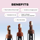 Sacheu Liquid Contour STAY-N Long Wear Bronzer Cream Contour Makeup  Long Lasting, Blendable, & Lightweight Formula  Vegan & Cruelty-free, Giving Edge Sacheu Liquid Contour STAY-N Long Wear Bronzer Cream Contour Makeup  Long Lasting, Blendable, & Lightweight Formula  Vegan & Cruelty-free, Giving Edge