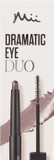 Mii Cosmetics Dramatic Eye Mascara and Eyeshadow Duo Gift Set | Professional Eye Makeup Set with Eyeshadow Stick and Lengthening Mascara | Makeup Gift Set for Women, Perfect Makeup Bundle | Rose Gold