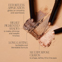 Mii Cosmetics Dramatic Eye Mascara and Eyeshadow Duo Gift Set | Professional Eye Makeup Set with Eyeshadow Stick and Lengthening Mascara | Makeup Gift Set for Women, Perfect Makeup Bundle | Walnut