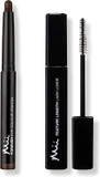 Mii Cosmetics Dramatic Eye Mascara and Eyeshadow Duo Gift Set | Professional Eye Makeup Set with Eyeshadow Stick and Lengthening Mascara | Makeup Gift Set for Women, Perfect Makeup Bundle | Walnut