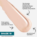 Urban Decay Stay Naked Hydromaniac Tinted Glow Foundation, Buildable Medium Coverage, Vegan Formula*, Shade: 41, 35ml